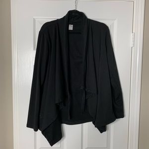 Black Flowy Athletic Jacket